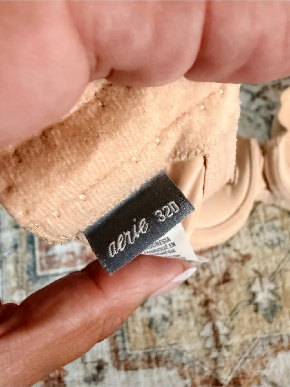 Aerie multiway bra nude